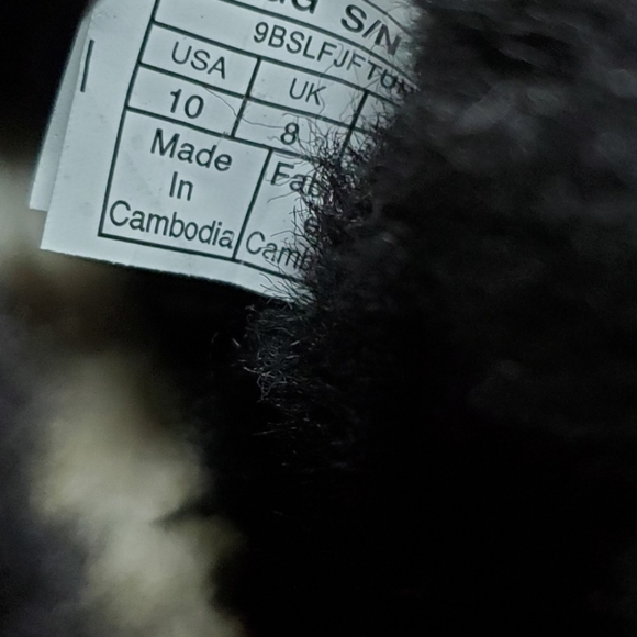 New UGG Classic Ultra Mini Black Shearling Boots - Picture 9 of 11